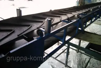Жолобчастий стрічковий конвеєр із шевронною стрічкою — фото 4